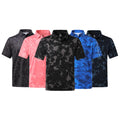 Custom Logo Oversized Camouflage Full All Over Pattern Printing Knitted Quick Dry Casual Short Sleeve Golf for T-Shirt