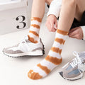 Top-end Quality Hosiery Men's Summer Sports Casual Crew Socks Creative Design Tie Dye Combed Cotton Breathable Socks
