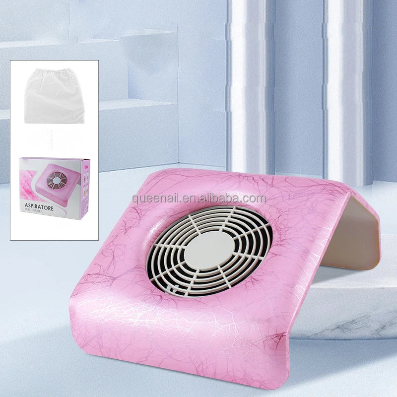 Nail Salon Equipment Strong Nail Vacuum Cleaner 27W Suction Manicure Professional Table Electric Nail Dust Collector