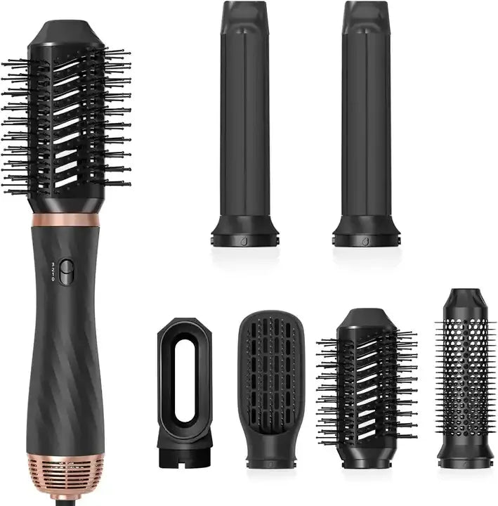 5 in 1 Hot Air Brush Hair Styler Electric Hair Blow Dryer One Step Hair Dryer Brush Hot Air Comb