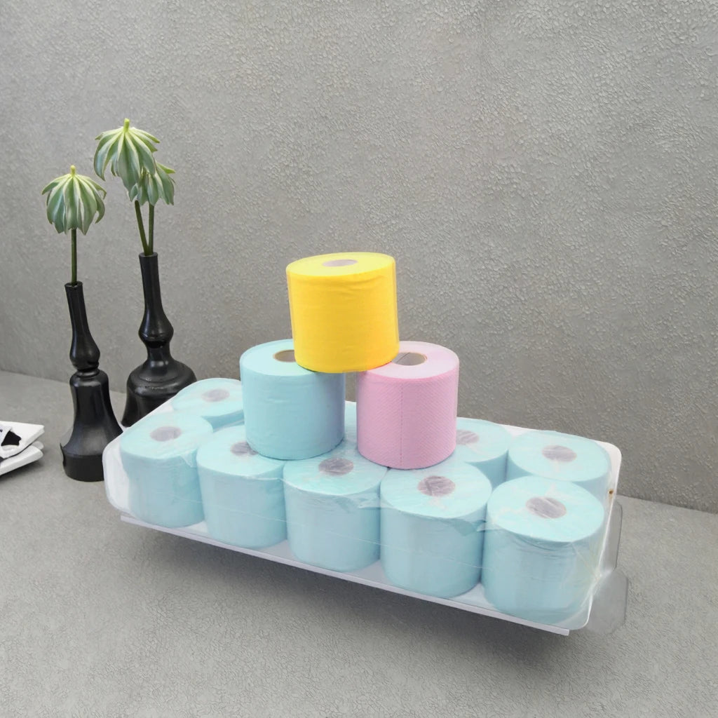 Customized 1 Ply 1000 Sheet Embossed Bathroom Tissue Soft Virgin Wood Pulp with Company Logo 4-Pack
