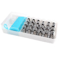 28-Piece Cake Decorating Tools Supplies Kit 24 Numbered  Piping Icing Tips 1 Pastry Bag 1 Flower Nail 1 Coupler for Baking