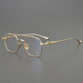 2025 CH8064 Pilot Bright Gold Sturdy Titanium Ultra Light Wholesale Customized Logo Glass Frames Eye for Men New Design Glasses