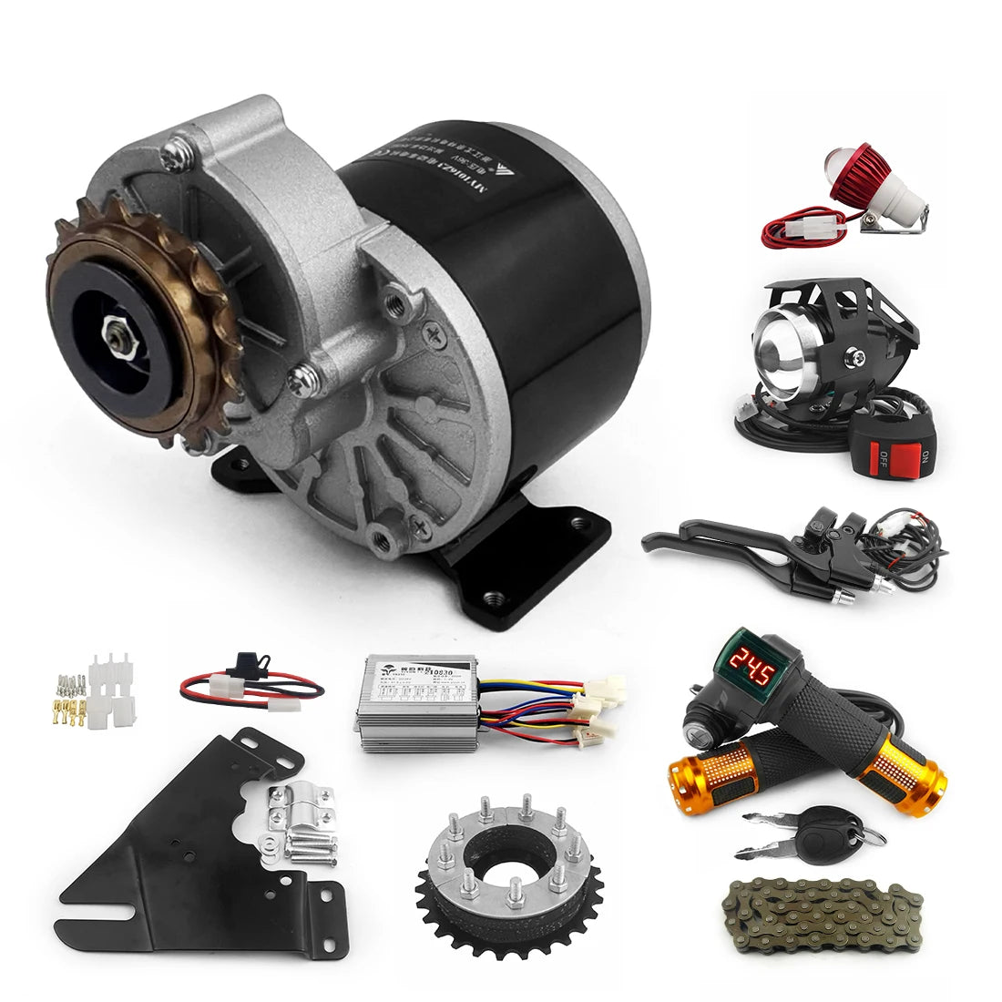 Victory Strong Power DIY MTB Cycle 20 26 28 Inch 350w 24v Bicycle Motor Kit Electric Bike Battery Included