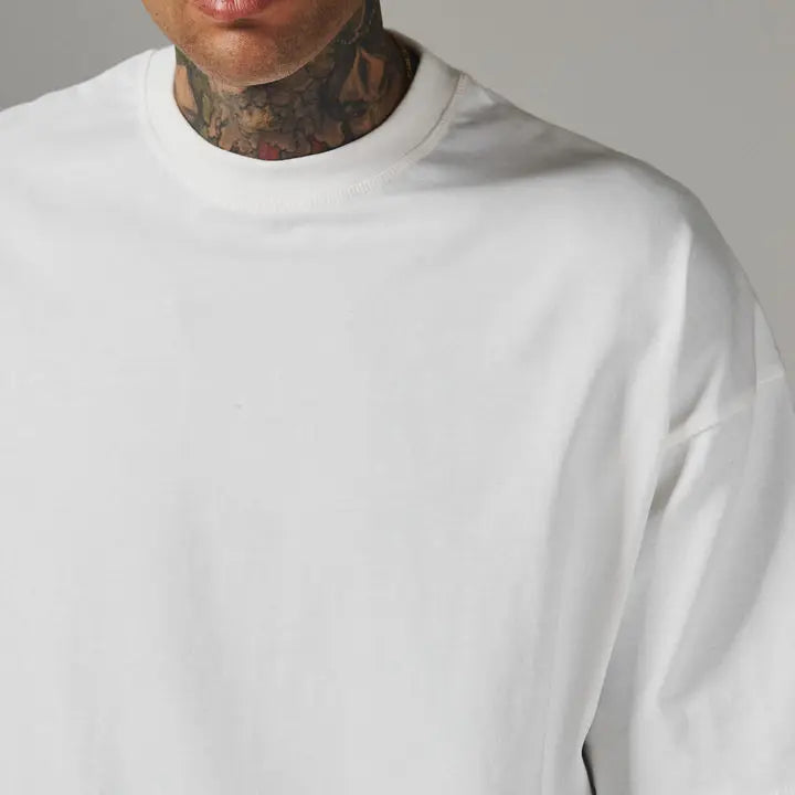 Prime Quality Custom Logo Heavy Weight Tshirts Tee Shirt 100% Cotton Men Tshirt 280GSM Thick Cotton Oversized Blank T Shirts