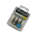 Mustad Fishing Hooks TG77NP-BN Treble Hook High Carbon Steel Barbed Jawlock 3X Strong Lure Ocean Fishing Anchor Tackle Pesca