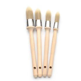 Round Professional Paint Brushes Trim Paint Crevices and Corners Brush Paintbrush Small Paint Brush