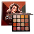 Wholesale 9 Color Eye Shadow Palette with My logo New Winter Eyeshadow Palette Super Pigmented Eyeshadow