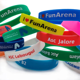 Promotional Gifts Glowing in Dark Custom Rubber Wristband for Events & Festival