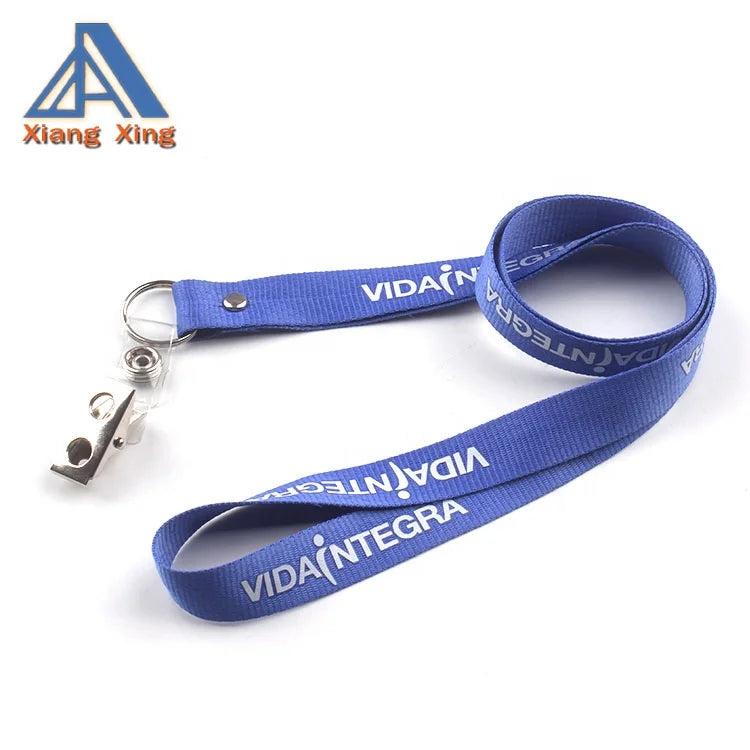 Customizable  Personalised ECO-Friendly Screen Printed Bamboo Fiber Lanyards