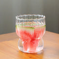 Custom Tea Coffee Drinking Cup Soda Beer Can Shaped Glass 250Ml Mugs With Bamboo Lid and Straw for Juice Milk