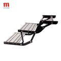MAYGOOD Camper Van Accessories 550x230mm Aluminum RV Folding Ladder Steps Double Layer Entry Step