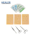 Medical Science 3 Silicone Surgical Suture Skin Pads Wounds Simple Suture Practice Kit Medical School Training Anatomical Model