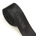 Customized Luxury 3D Relief Embossed Printed Satin Grosgrain Ribbon Logo for Valentine's Day Christmas Party Event Decoration