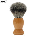 JDK Hot Selling Wooden Handle Synthetic Hair Shaving Brushes for Men