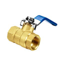 TMOK Manual OEM 1/2" Female Lever Flat Handle BSP Thread Brass Ball Valve for Water & Oil