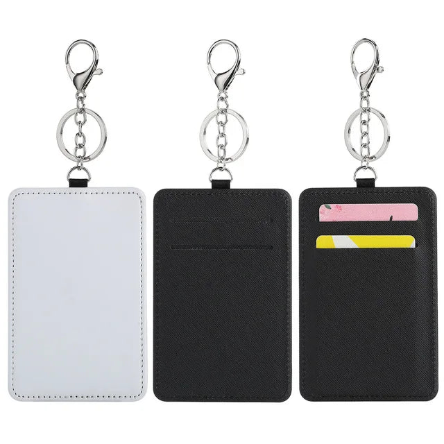 Vintage Animal Prints Sublimation Personalized Portable Fashion Business Card Holder PU Leather Name Card Case Box for Men Women