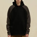Raglan Sleeve Custom Sweatshirt Oversize Fleece Heavyweight Thick Street Men's Hoodie