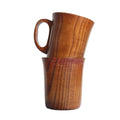 Wholesale Solid Wood  Coffee Cup Eco Friendly Drink Cup Bamboo Wooden Coffee Mug