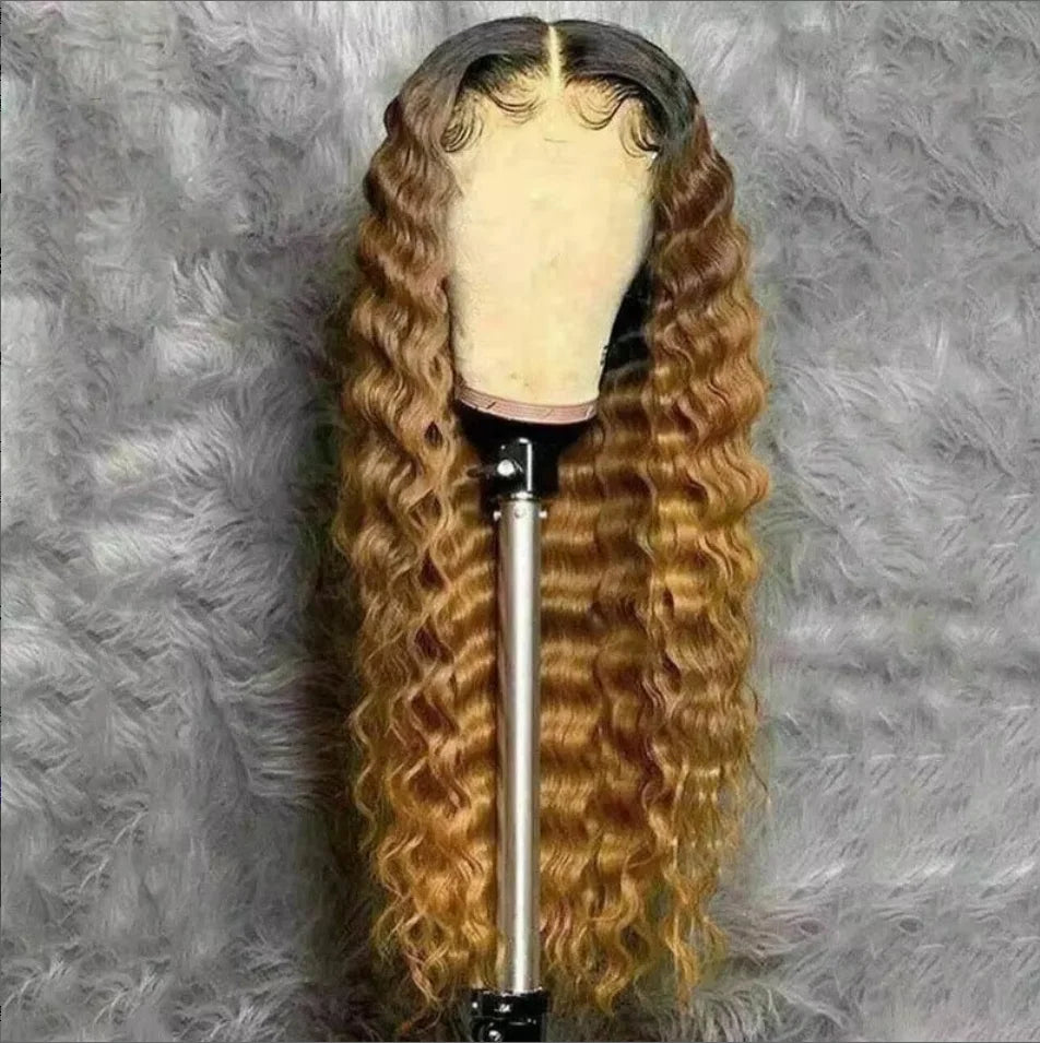 Deep Wave Transparent HD 13x4 13x6 360 Full Lace Front Frontal Wig Glueless Brazilian Pre Pluck Raw Lace Human Hair Wigs MegaBDM