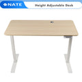 Single Motor Double Crossbeams Electric Table Adjustable Office Standing Desk