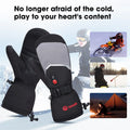 Winter Outdoor Electric Glove Touchscreen Fingertip Control Durable Heating Heated Gloves