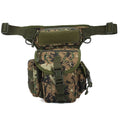 Lupu LP1003 2025 Outdoor Adventure Waist Bag Camouflage Nylon Backpack with Zipper Closure for Hunting and Tactical Usage