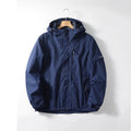 Custom Men's Windbreaker Zip up Hood Nylon Track Anorak Jacket Outdoor Sports Jacket Hiking Riding Waterproof Jacket for Men