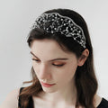 Fashion Hairband Handmade Black Bead Fashion Girls Headband Headpieces YiWu Hair Accessories Wholesale