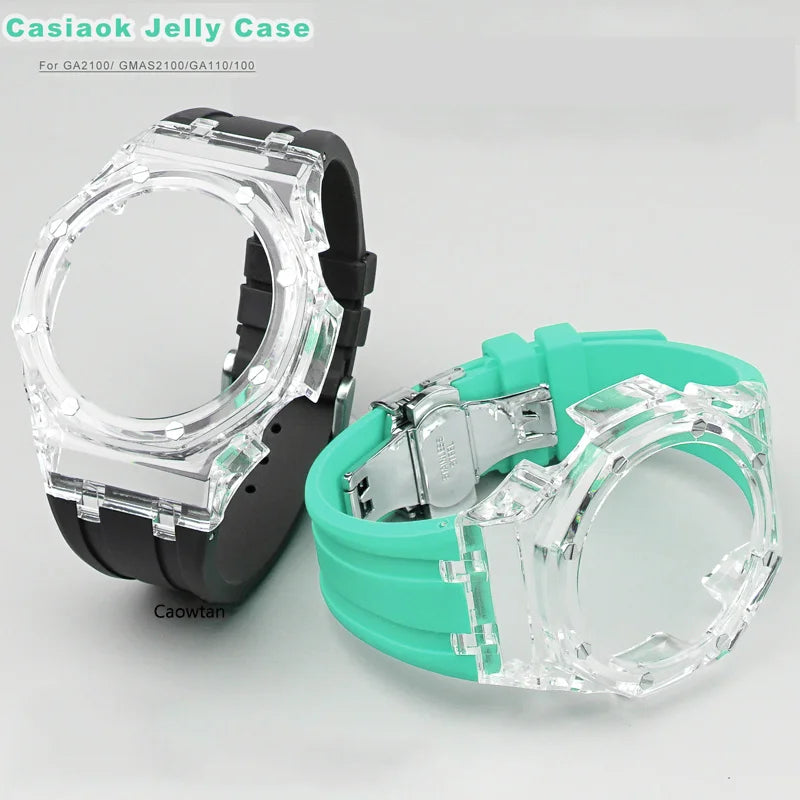 Luxury TPU Case & Strap Mod Kit for GA2100/GA2110 Watch Band DIY Accessories