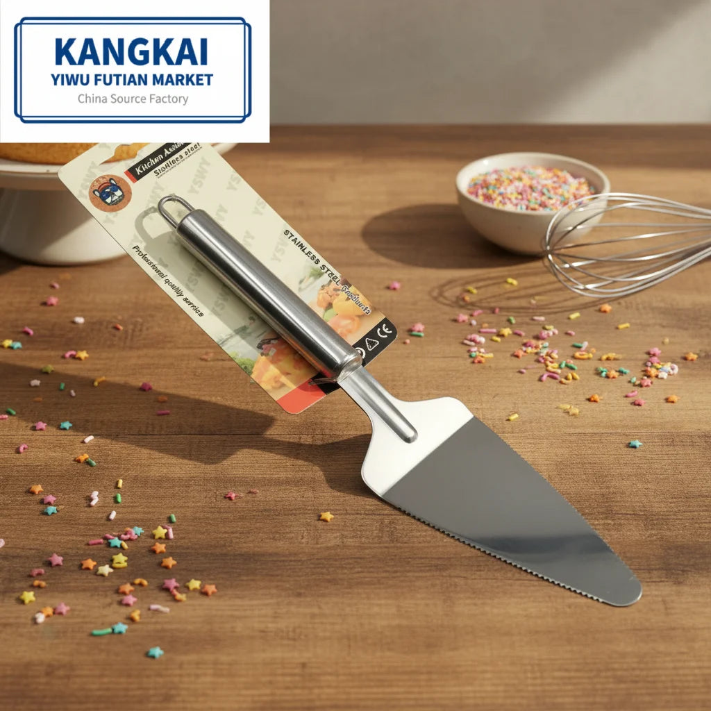 Hot Sales Pizza Accessories Pizza Tools Stainless Steel Wooden Handle Pizza Cutter Wheel Multi Function Shovel
