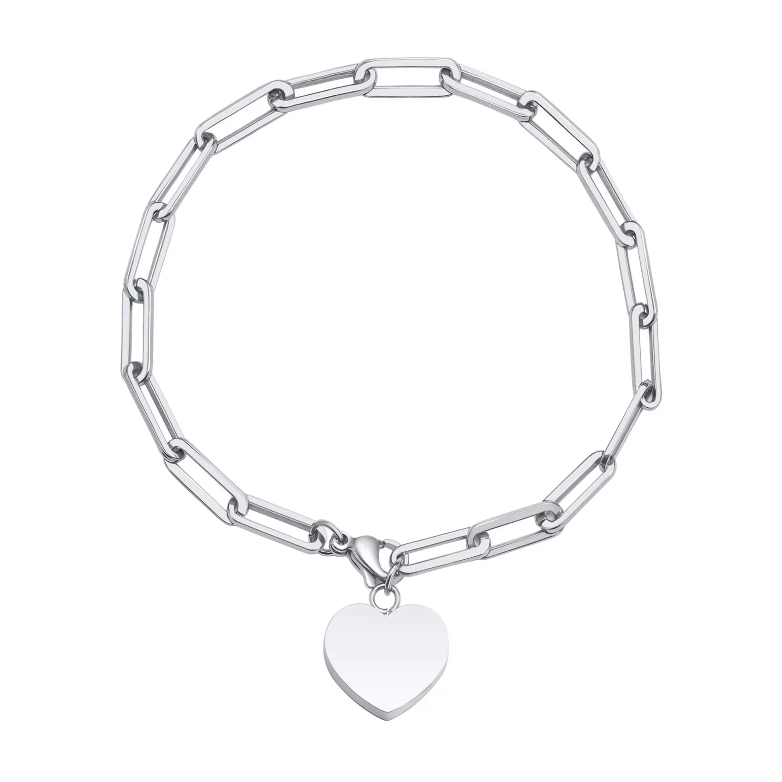 Hot Selling Keepsake Pet Cremation Jewelry Stainless Steel Heart Pendant Urn Bracelet for Ashes