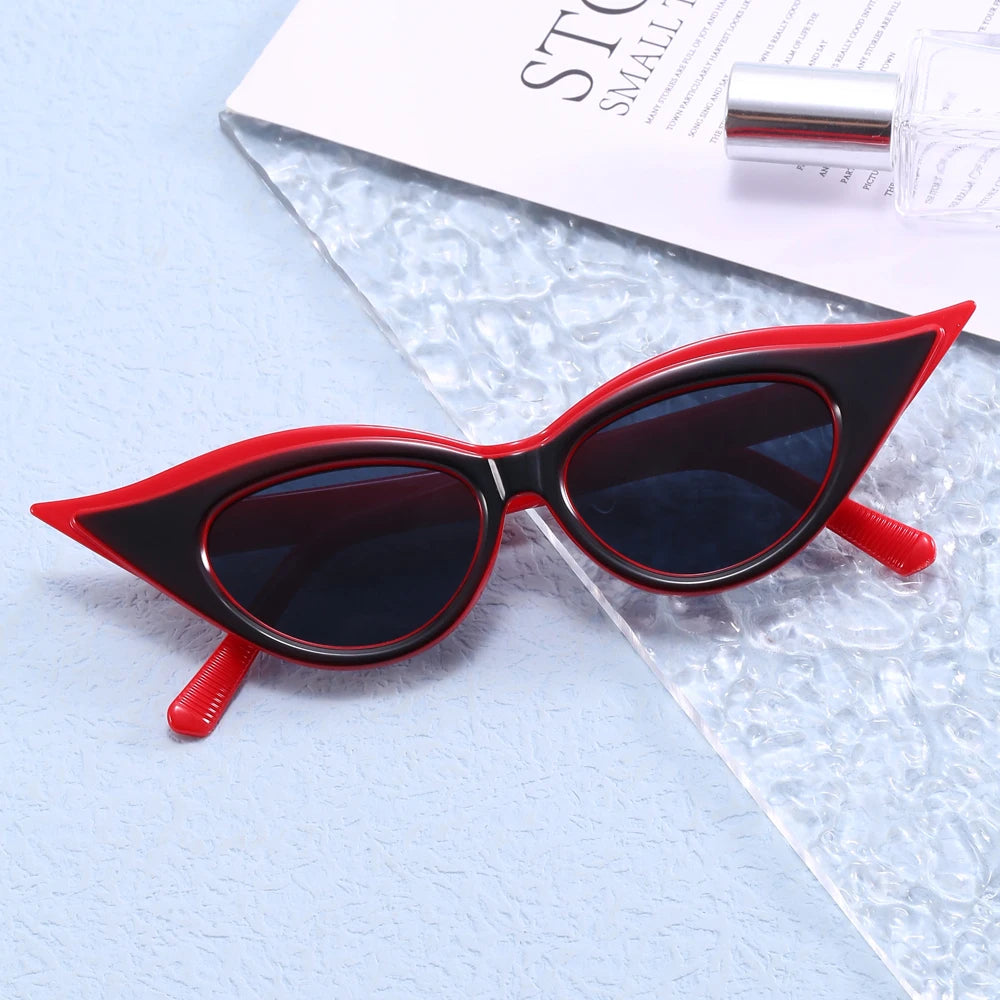 2025 Vintage Cat Eye Sunglasses Custom Logo Eyewear with 2025 Fashion Frame Shades Women