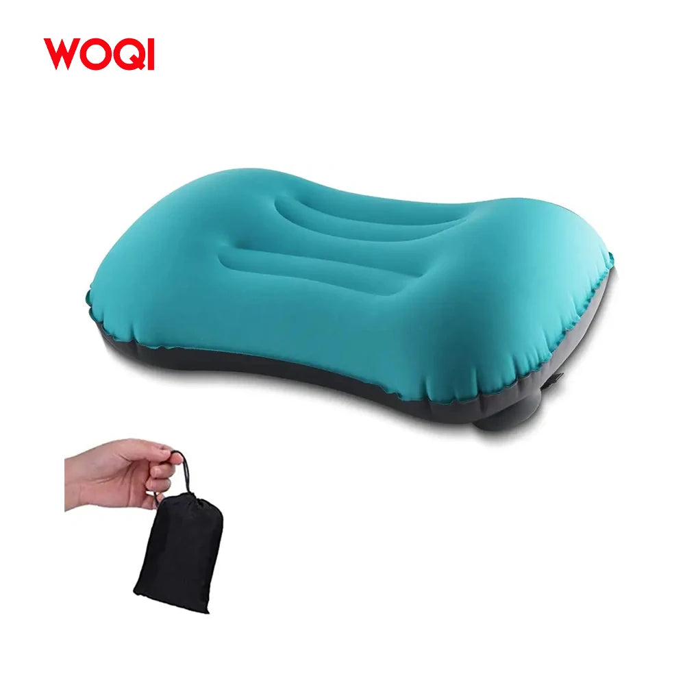 Woqi Hot Popular  Compact air  Pillow  Good Night Sleep While  Hiking Backpacking Camping Pillow