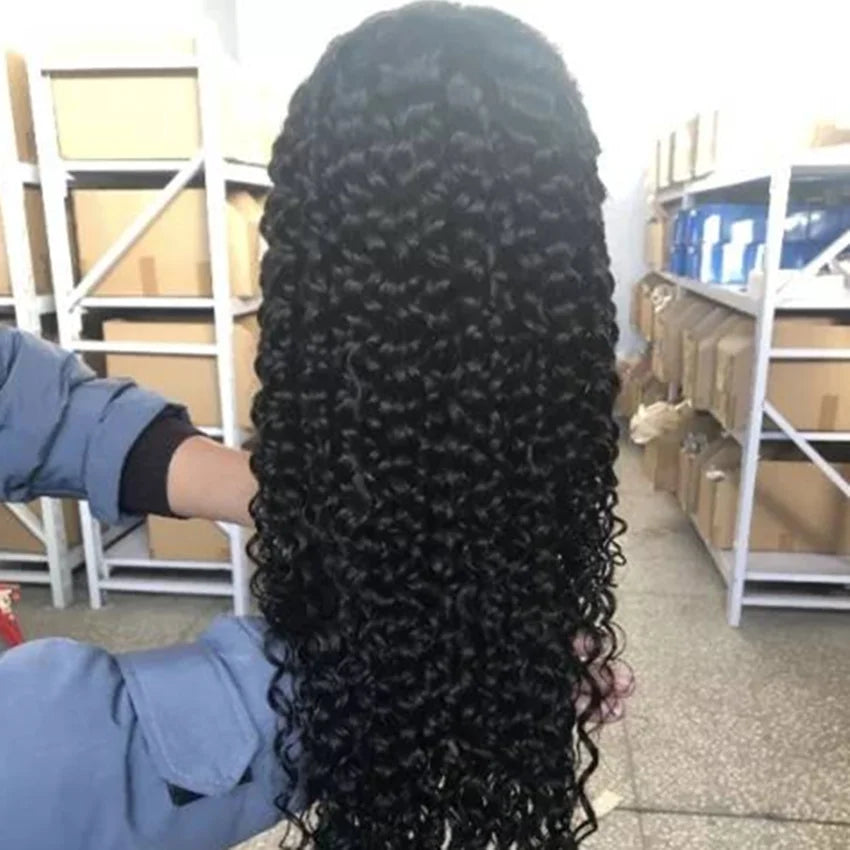 Transparent Hd Lace Frontal Full Lace Human Hair Wigs Vendor 100% India Virgin Hair Water Wave Full Lace Wigs for Black Women