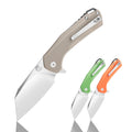 D2 Stainless Steel Folding Hunting Knife G10 Handle Outdoor Camping Survival EDC Tactical Pocket Knives