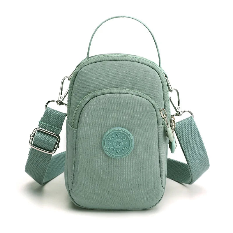New Fashion Bratton Anti-Theft Zipper Closure Small Crossbody Mini Handbag Tote Strap Casual Women's Backpack Custom Logo