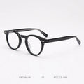 Retro Japanese and Korean Style Personalized Trendy Handmade Acetate Frame Women's Artistic Plain Glasses Men's Myopia Frame