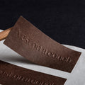 Customized logo Embossed Sticker Labels Texture Concave-convex Various Colors Luxury Perfume Candle Package