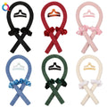 QIYUE Knitted Rubber Curling Irons Double Scrunchie Lazy Sleep Curls Hairdressing Roller Hair Wand Women's Hair Accessories