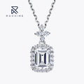 Rochime Fashion Jewelry Perfume Bottle Shaped Pendant Necklace 925  Silver Gold Plated 5a Zircon Jewelry Accessories Women