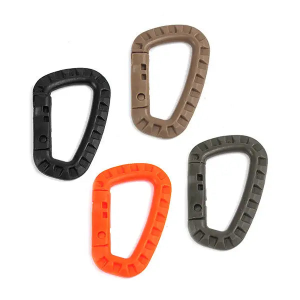 Wholesales Tactical Outdoor Backpack Quick Hanging Plastic D Shape Mountaineering Buckle Hook for Camping