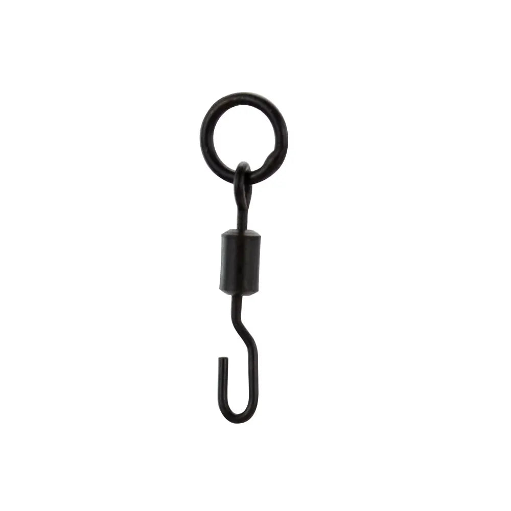 1000 Piece Hirisi Carp Fishing Swivels Snaps with Solid Ring Quick Change Fishing Hook Swivels Accessories AE008