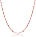 Fashion Cross Chain Choker Necklace Chain for Woman18inch /45 cm Made of Brass With Rose Gold Plating