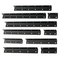 27*27*100mm L Shape Single-Side Widen Corner Brace 90 Degree Reinforcing Stainless Steel Furniture Fixing Mending Connector