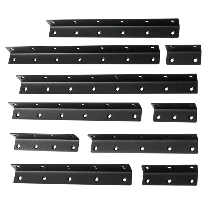 27*27*100mm L Shape Single-Side Widen Corner Brace 90 Degree Reinforcing Stainless Steel Furniture Fixing Mending Connector