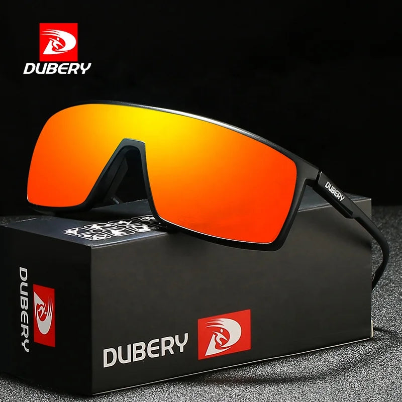 DUBERY D606 Wholesale  Design Windproof Trending Sunglasses Oversized Fashion Sunglasses 2026 Cycling Sports Men New Sunglasses