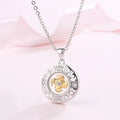 Colorful Zircon Spinning Smart Bracelet Hot Selling Spinner Windmill Pendant Necklace Rings for Women Men Anxiety Gifts