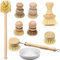 Wholesale Premium Cheap Premium Eco-Friendly Kitchen Brush Bamboo Handle Cleaning Dish Pot Washing Brushes
