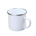 Custom Logo Sublimation Small White Speckled Stainless Steel Mini Enamel Mug for Back to School Camping Coffee Tea Cup